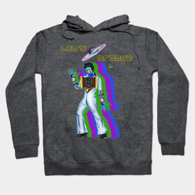 Alien disco 2 Hoodie by bluebanderhait